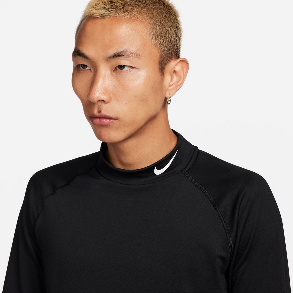 ナイキ（NIKE）（メンズ）プロ ドライフィット ウォーム ロングスリーブ フィットネスモック FB8516-010