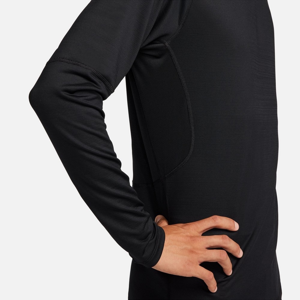 ナイキ（NIKE）（メンズ）プロ ドライフィット ウォーム ロングスリーブ フィットネスモック FB8516-010