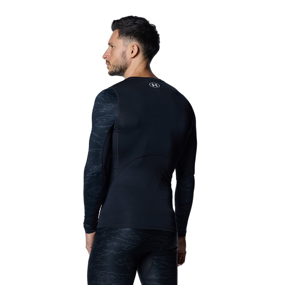 アンダーアーマー（UNDER ARMOUR）（メンズ）ヒートギアアーマー ノベルティ 長袖シャツ 1388213 001