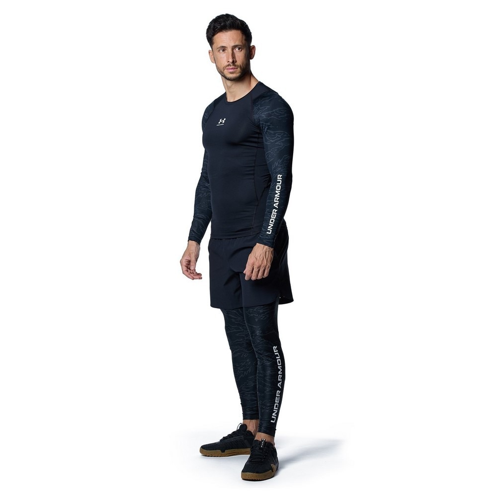 アンダーアーマー（UNDER ARMOUR）（メンズ）ヒートギアアーマー ノベルティ 長袖シャツ 1388213 001