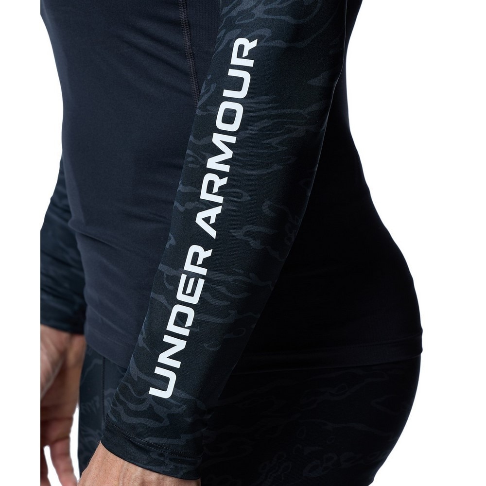 アンダーアーマー（UNDER ARMOUR）（メンズ）ヒートギアアーマー ノベルティ 長袖シャツ 1388213 001