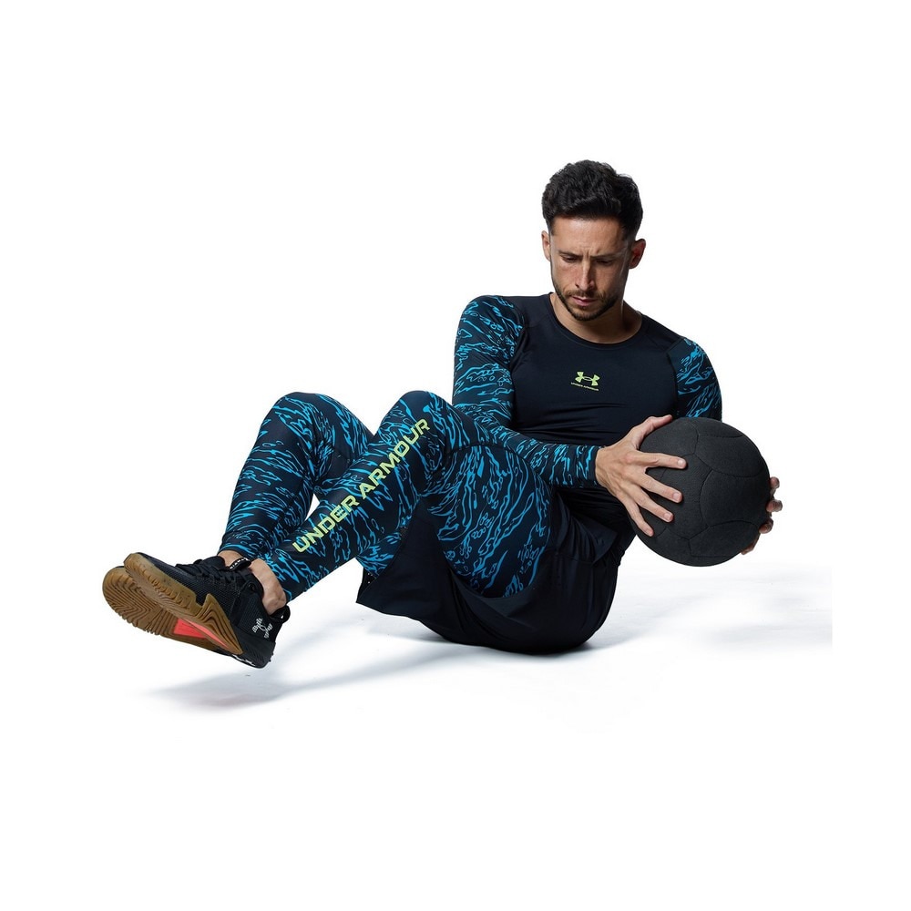 アンダーアーマー（UNDER ARMOUR）（メンズ）ヒートギアアーマー ノベルティ 長袖シャツ 1388213 002