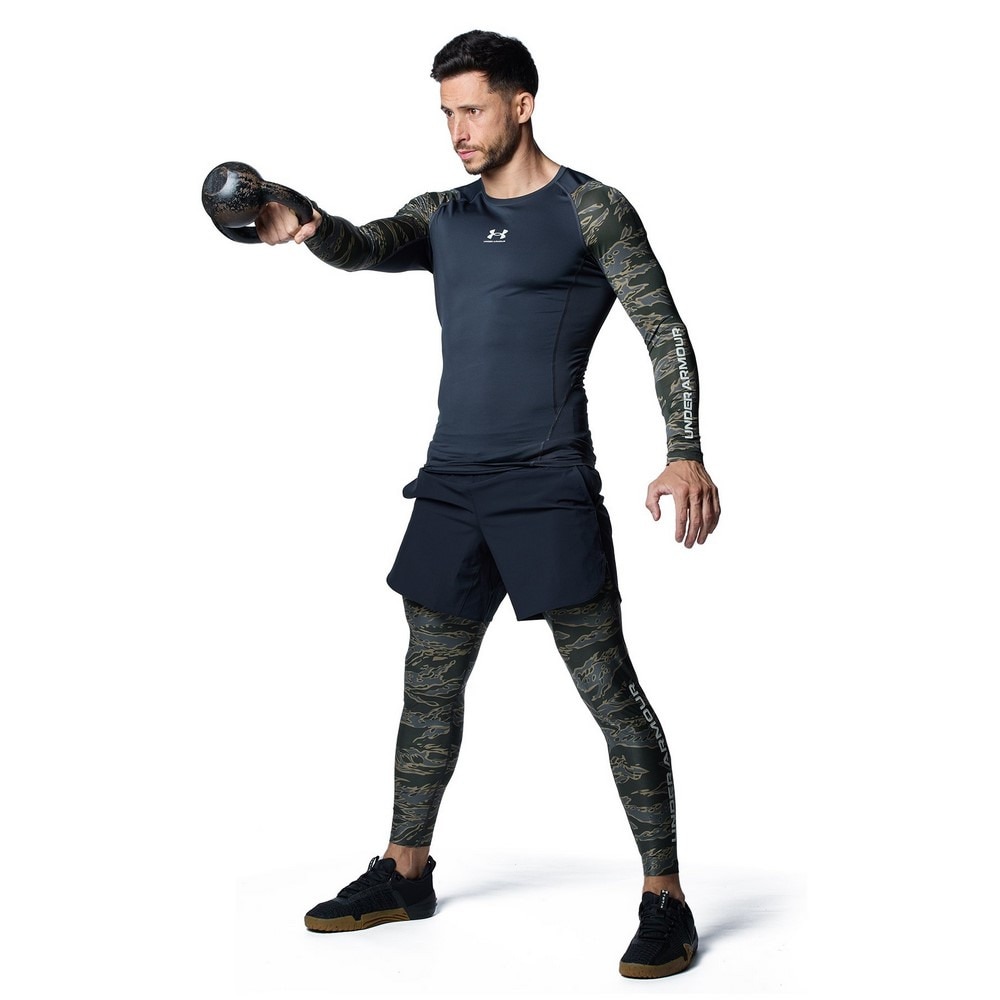 アンダーアーマー（UNDER ARMOUR）（メンズ）ヒートギアアーマー ノベルティ 長袖シャツ 1388213 016