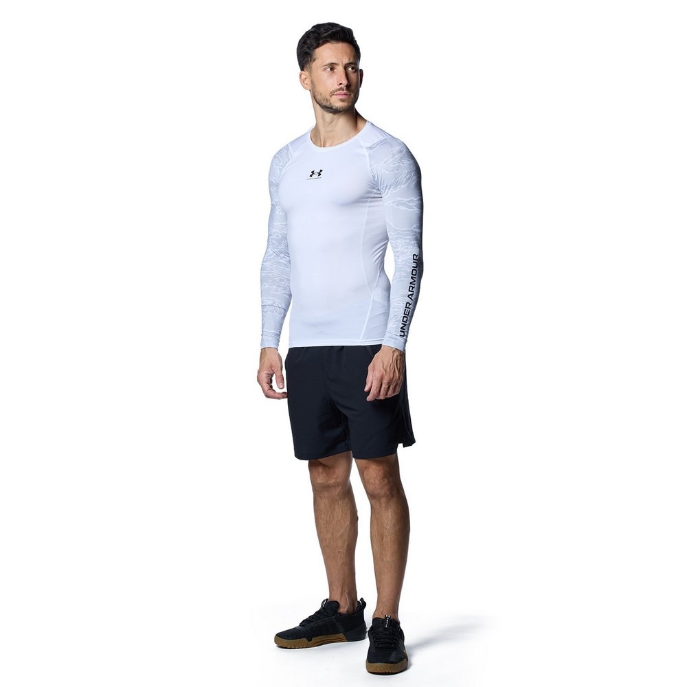 アンダーアーマー（UNDER ARMOUR）（メンズ）ヒートギアアーマー ノベルティ 長袖シャツ 1388213 100
