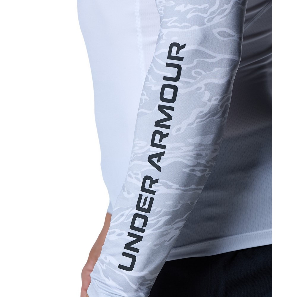 アンダーアーマー（UNDER ARMOUR）（メンズ）ヒートギアアーマー ノベルティ 長袖シャツ 1388213 100