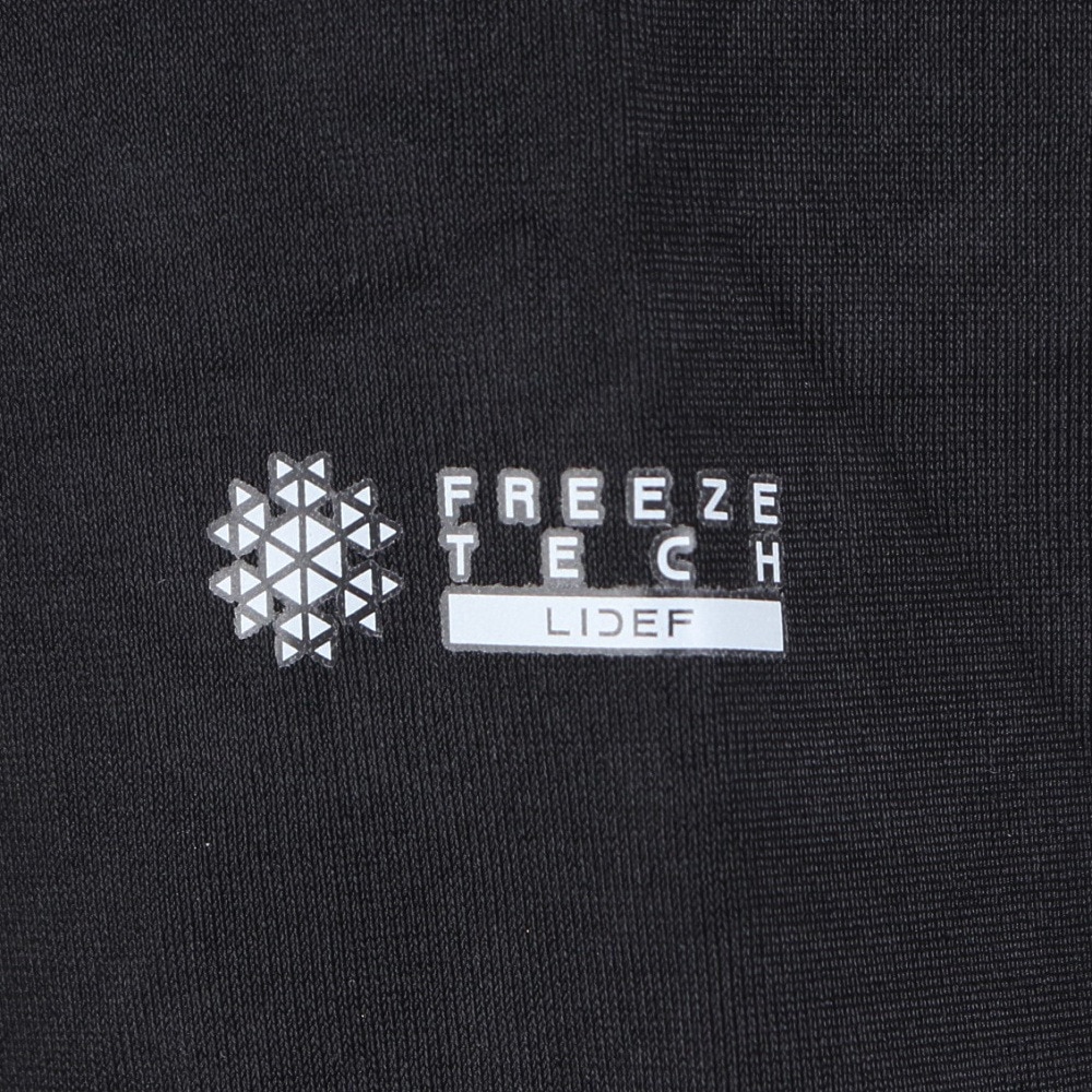 フリーズテック（FREEZE TECH）（メンズ）長袖 冷感 uv 抗菌防臭 吸水速乾 ブラック 黒 クルーネック LIDEF 25171523