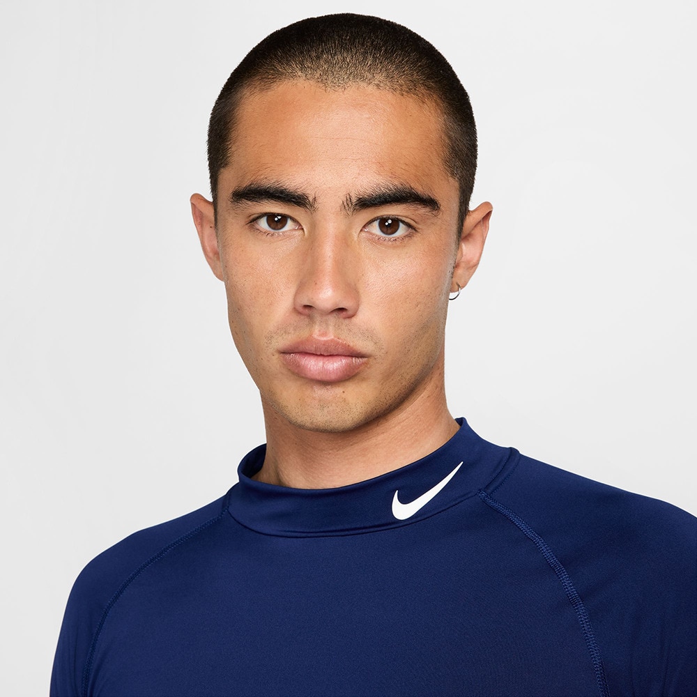 ナイキ（NIKE）（メンズ）ナイキ プロドライフィット フィットネス モックネック ロングスリーブ トップ FB7909-492