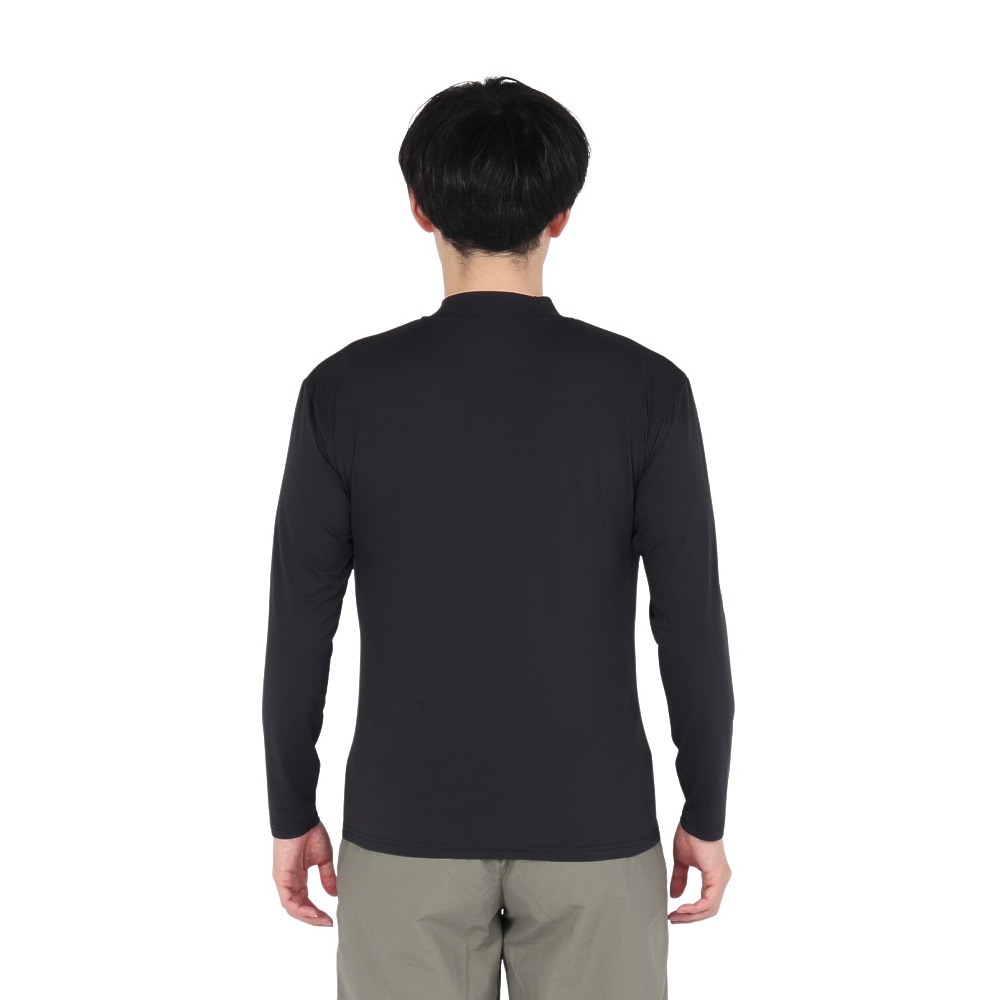 デュアリグ（DUARIG）（メンズ）ドライプラス LOOSE モックネック 長袖シャツ 5S0010-AHET-786TNR BLK