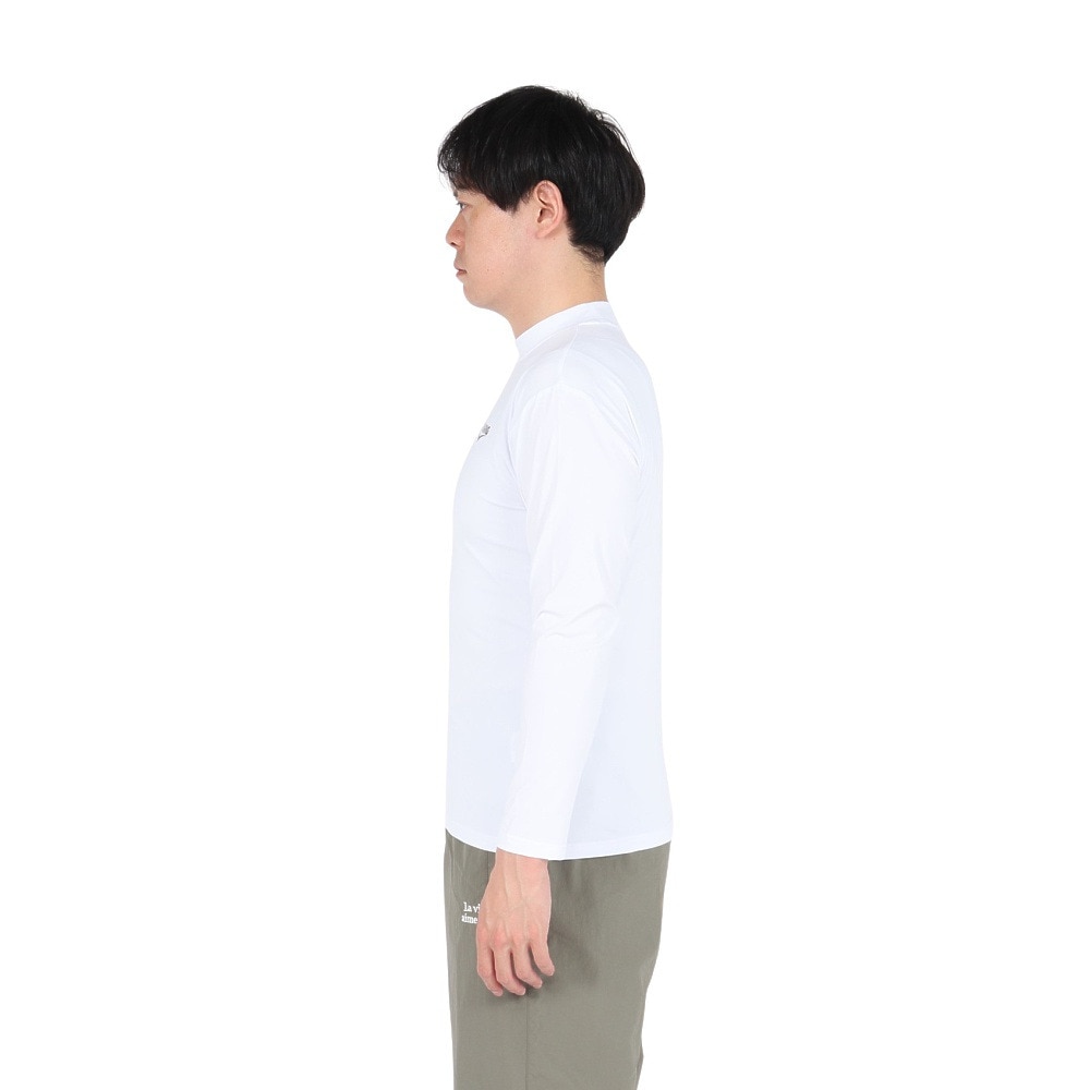 デュアリグ（DUARIG）（メンズ）ドライプラス LOOSE モックネック 長袖シャツ 5S0010-AHET-786TNR WHT