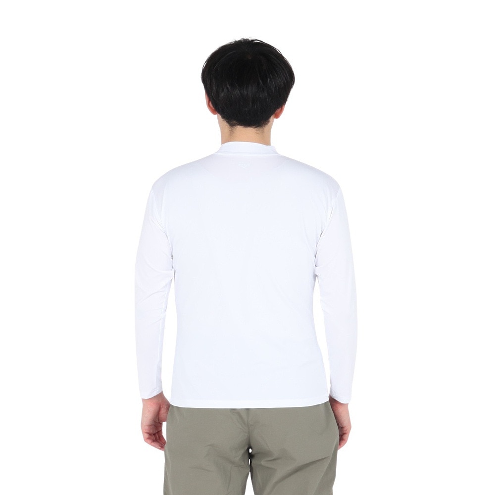 デュアリグ（DUARIG）（メンズ）ドライプラス LOOSE モックネック 長袖シャツ 5S0010-AHET-786TNR WHT