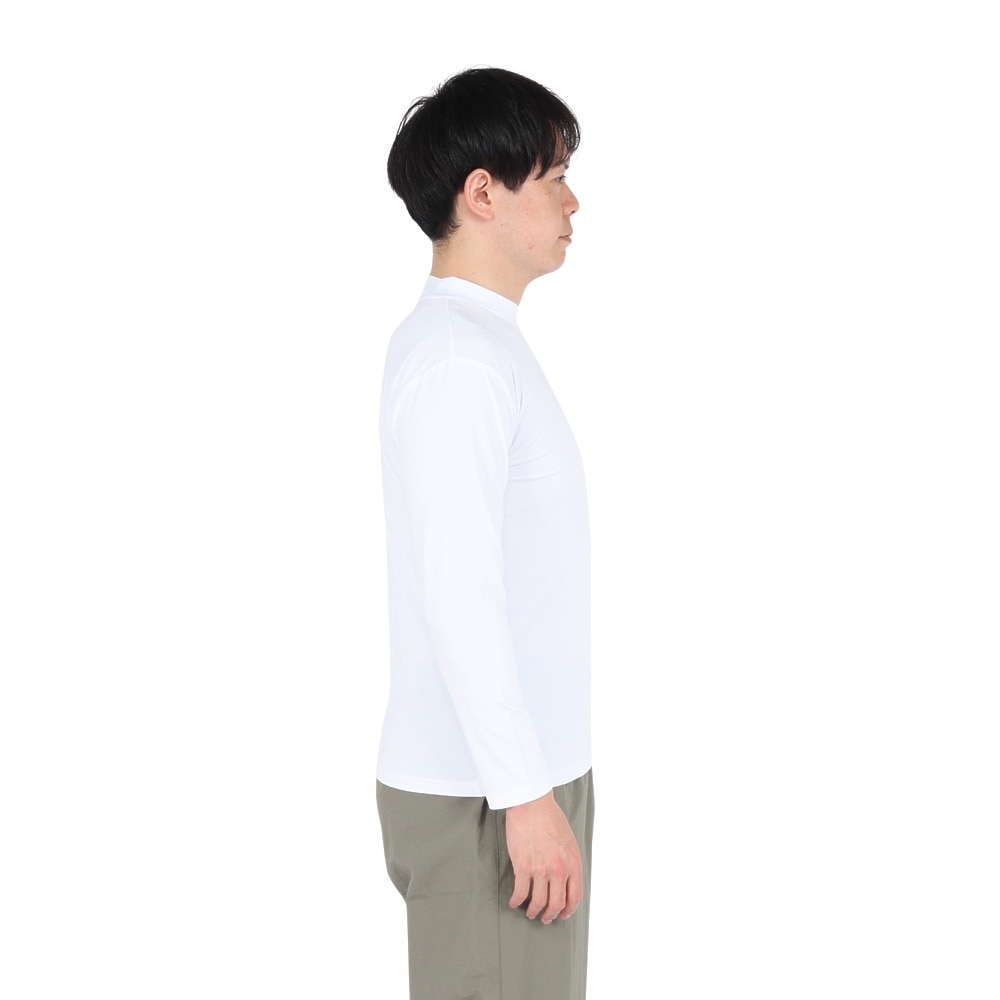 デュアリグ（DUARIG）（メンズ）ドライプラス LOOSE モックネック 長袖シャツ 5S0010-AHET-786TNR WHT