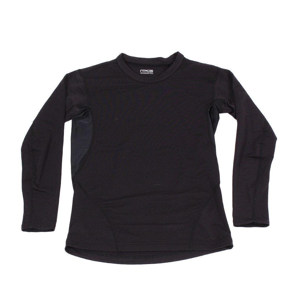  長袖クルーネックシャツ 786PG8ES1061 BLK オンライン価格
