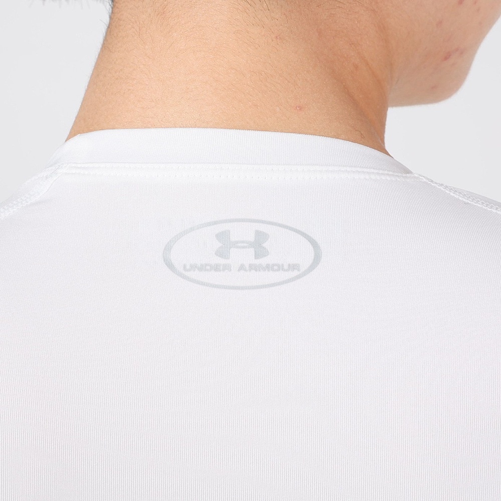 アンダーアーマー（UNDER ARMOUR）（レディース）ヒートギア(夏向け) コンプレッション クルーネック 長袖シャツ 1358604 WHT AT オンライン価格 速乾
