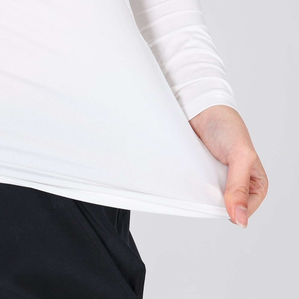 アンダーアーマー（UNDER ARMOUR）（レディース）ヒートギア(夏向け) コンプレッション クルーネック 長袖シャツ 1358604 WHT AT オンライン価格 速乾