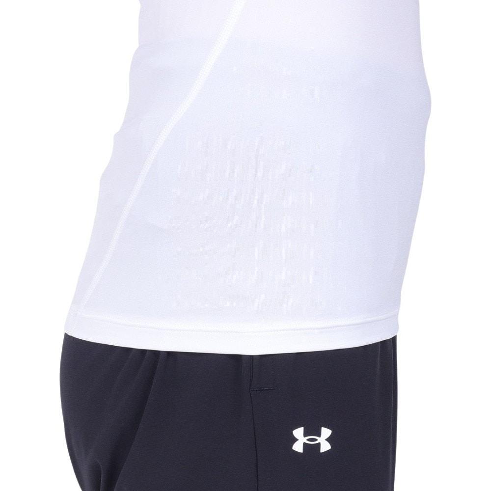 アンダーアーマー（UNDER ARMOUR）（レディース）ヒートギア コンプレッション ロングスリーブ モック 1358605 WHT AT オンライン価格