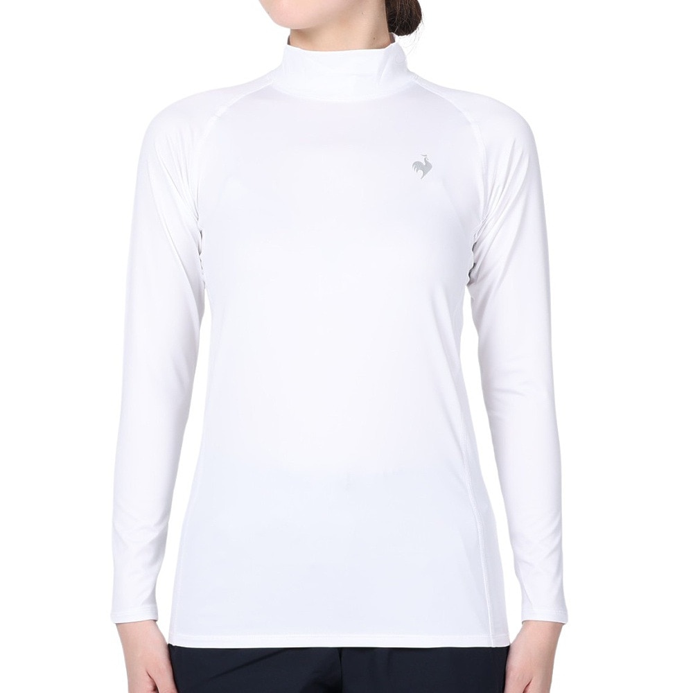ルコックスポルティフ（lecoqsportif）（レディース）モックネックインナー QMWWJB91XB WH