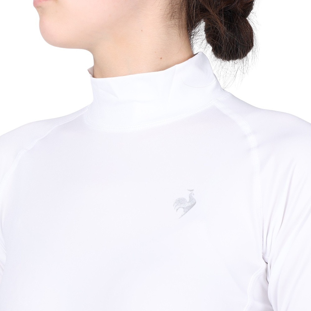 ルコックスポルティフ（lecoqsportif）（レディース）モックネックインナー QMWWJB91XB WH