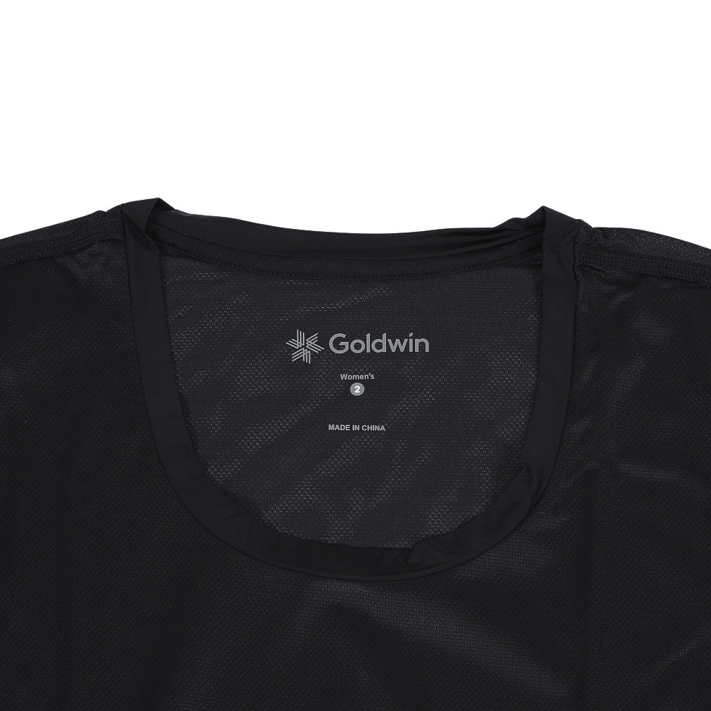 シースリーフィット（C3fit）（レディース）クーリング ラウンドネック 長袖Tシャツ GCW65102 BK
