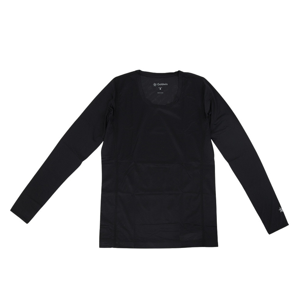 シースリーフィット（C3fit）（レディース）クーリング ラウンドネック 長袖Tシャツ GCW65102 BK