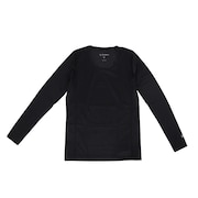 (レディース)クーリング ラウンドネック 長袖Tシャツ GCW65102 BK