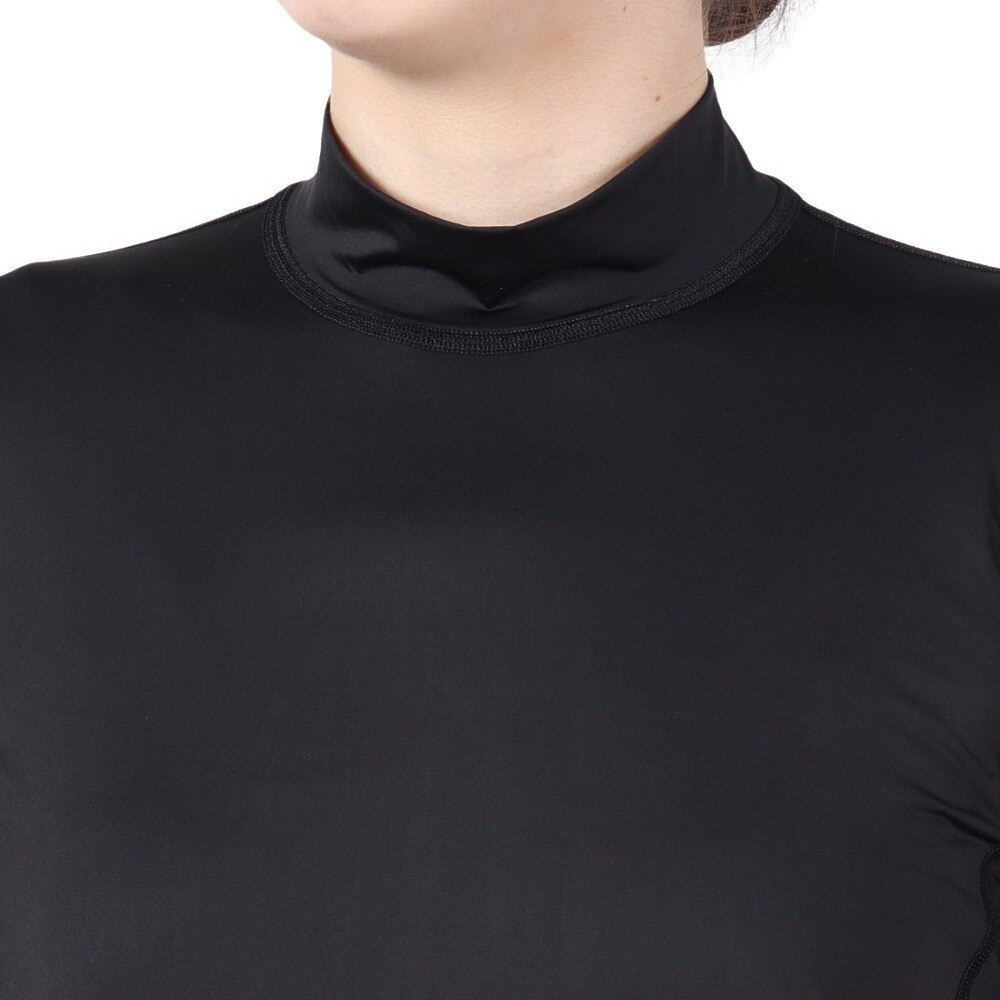 シースリーフィット（C3fit）（レディース）クーリング モックネック ロングスリーブ GCW62110 BK