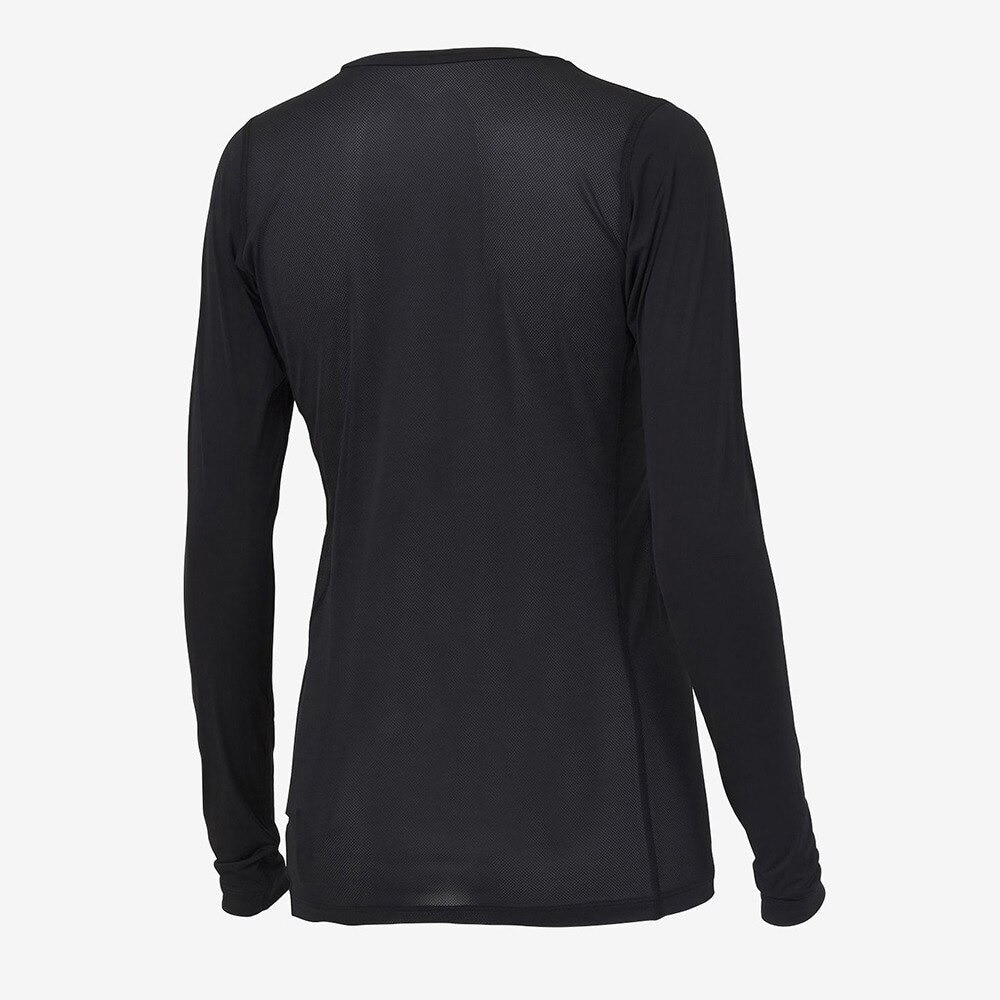 シースリーフィット（C3fit）（レディース）クーリング ラウンドネック ロングスリーブシャツ GCW62111 BK