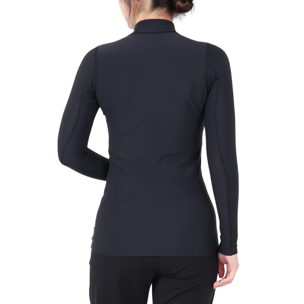 シースリーフィット（C3fit）（レディース）光電子ウォームハイネックロングスリーブ GCW62302 BK