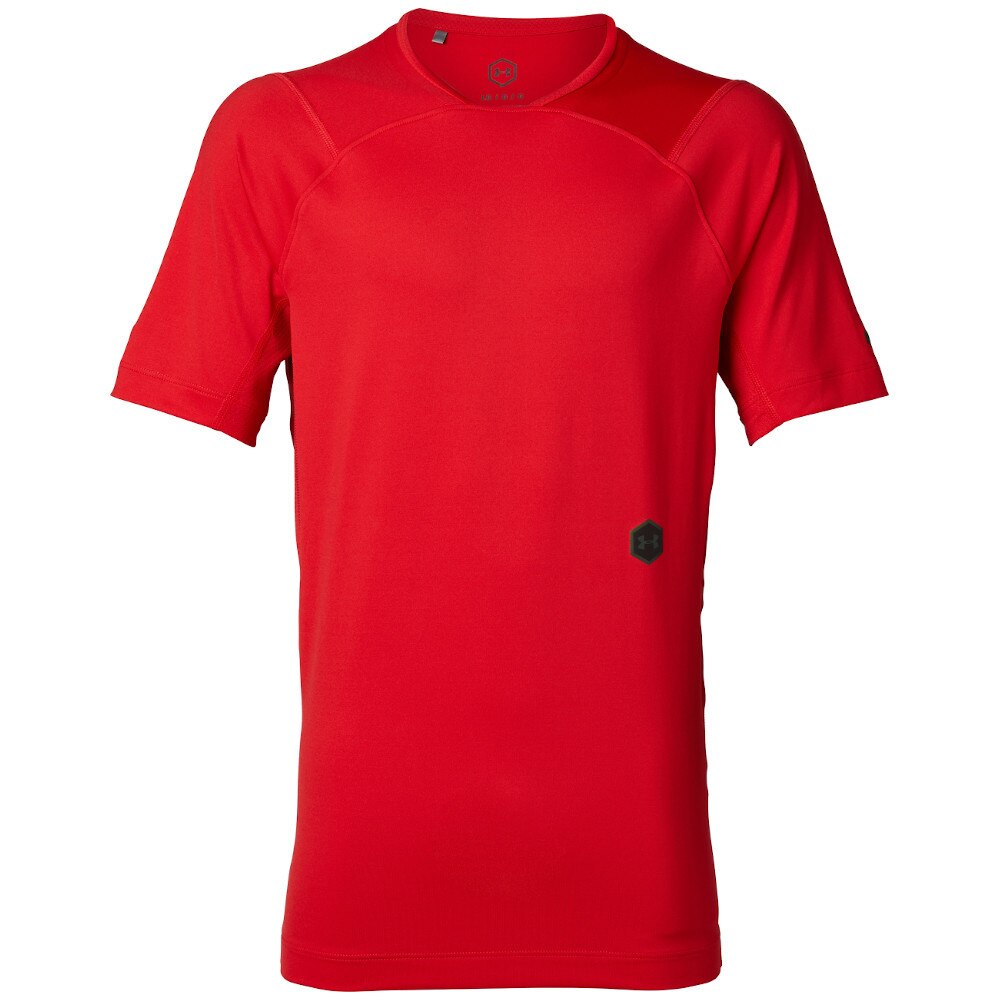  ラッシュ コンプレッション ショートスリーブ 1327644 RED/BLK AT