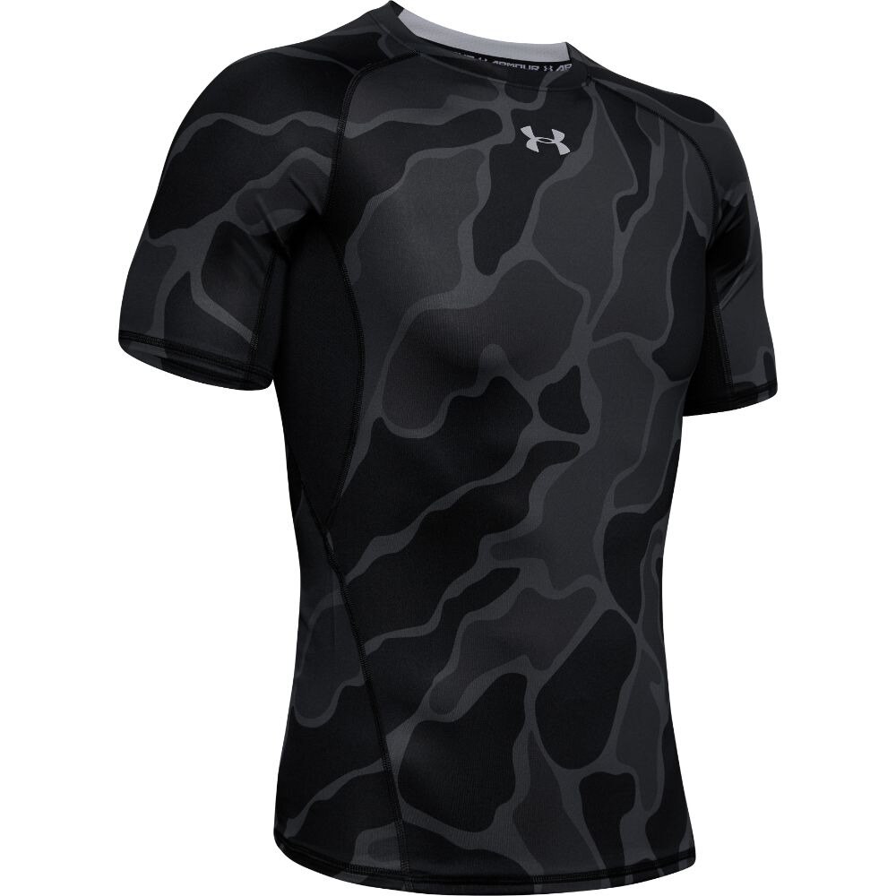  ヒートギアアーマー ノベルティ 半袖Tシャツ 1358586 BLK/HGY AT オンライン価格