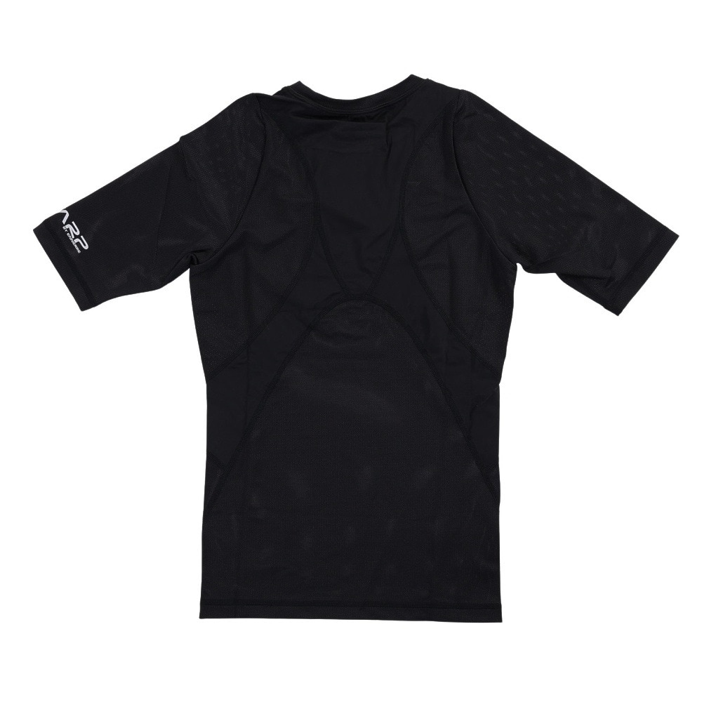ザ・ワープ・バイ・エネーレ（The Warp By Ennerre）（メンズ）半袖Tシャツ メンズ 接触冷感 クール コンプレッション WB3KJT42 BLK