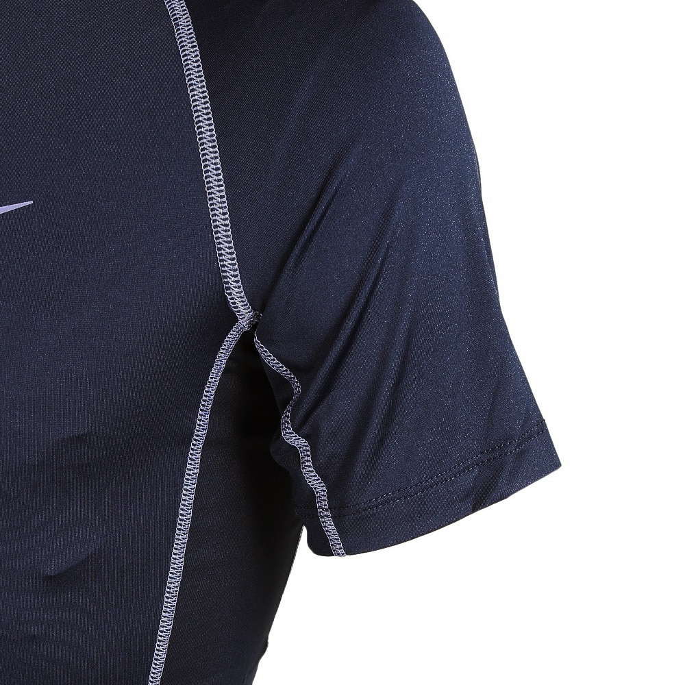 ナイキ（NIKE）（メンズ）プロ ドライフィット タイト半袖トップス DD1993-451 ネイビー 速乾