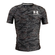 アンダーアーマー（UNDER ARMOUR）（メンズ）接触冷感 アイソチル コンプレッション 半袖 シャツ プリント 1371892 001