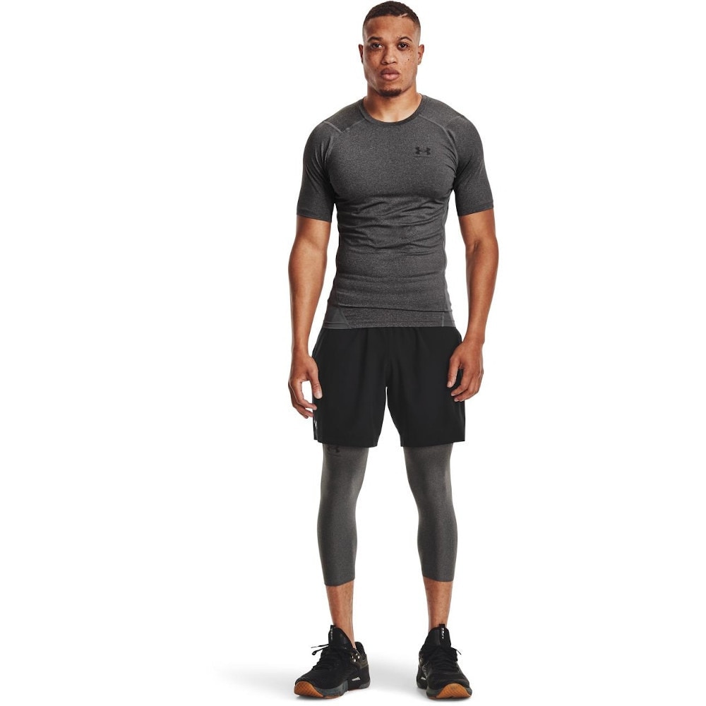 アンダーアーマー（UNDER ARMOUR）（メンズ）ヒートギア(夏向け) ショートスリーブ シャツ 1361518 090 アンダーシャツ 半袖 速乾
