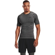 アンダーアーマー（UNDER ARMOUR）（メンズ）ヒートギア(夏向け) ショートスリーブ シャツ 1361518 090 アンダーシャツ 半袖 速乾