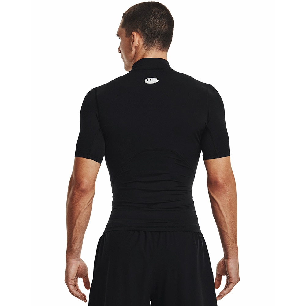 アンダーアーマー（UNDER ARMOUR）（メンズ）ヒートギア(夏向け) コンプレッション モック ショートスリーブ シャツ 1372586 001 速乾