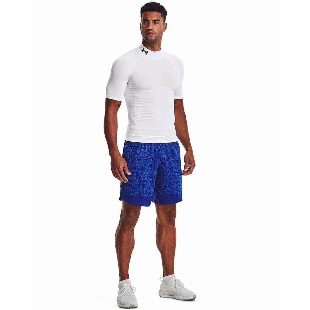 アンダーアーマー（UNDER ARMOUR）（メンズ）ヒートギア(夏向け) コンプレッション モック ショートスリーブ シャツ 1372586 100 速乾