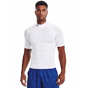 アンダーアーマー（UNDER ARMOUR）（メンズ）ヒートギア(夏向け) コンプレッション モック ショートスリーブ シャツ 1372586 100 速乾