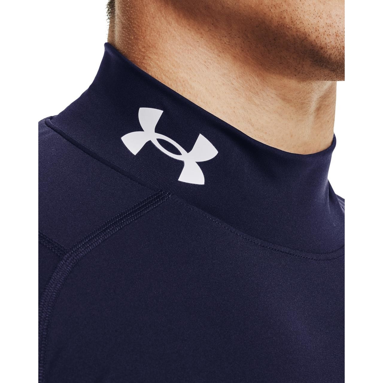 アンダーアーマー（UNDER ARMOUR）（メンズ）ヒートギア(夏向け) コンプレッション モック ショートスリーブ シャツ 1372586 410 速乾