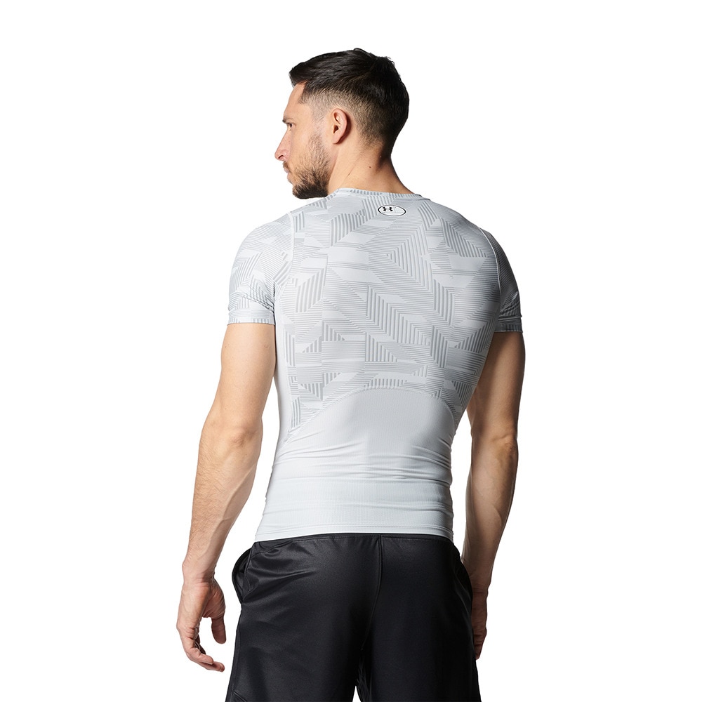 アンダーアーマー（UNDER ARMOUR）（メンズ）半袖シャツ メンズ アイソチル コンプレッション NV 1378345 014 冷感 速乾 ヒートギア(夏向け)