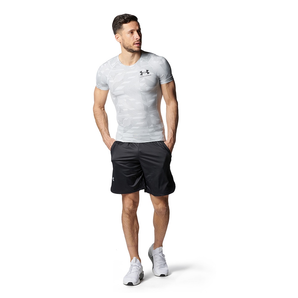 アンダーアーマー（UNDER ARMOUR）（メンズ）半袖シャツ メンズ アイソチル コンプレッション NV 1378345 014 冷感 速乾 ヒートギア(夏向け)