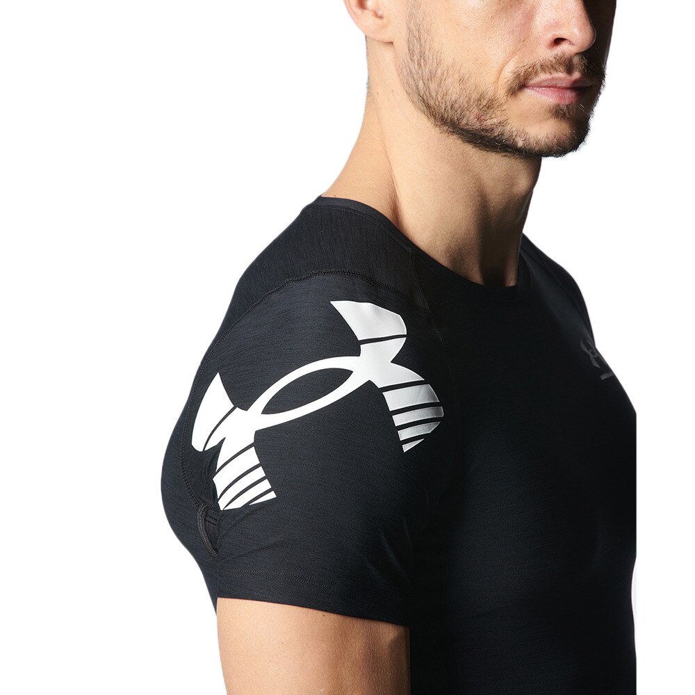 アンダーアーマー（UNDER ARMOUR）（メンズ）半袖 UA ヒートギア(夏向け) ショートスリーブ ノベルティ 1378351 001