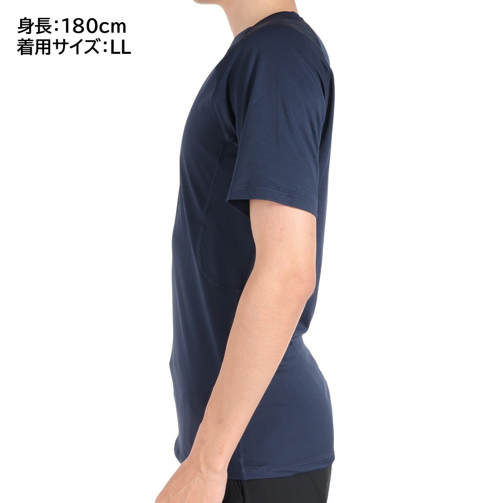 ナイキ（NIKE）（メンズ）半袖Tシャツ メンズ ドライフィット タイト フィットネストップ FB7933-451