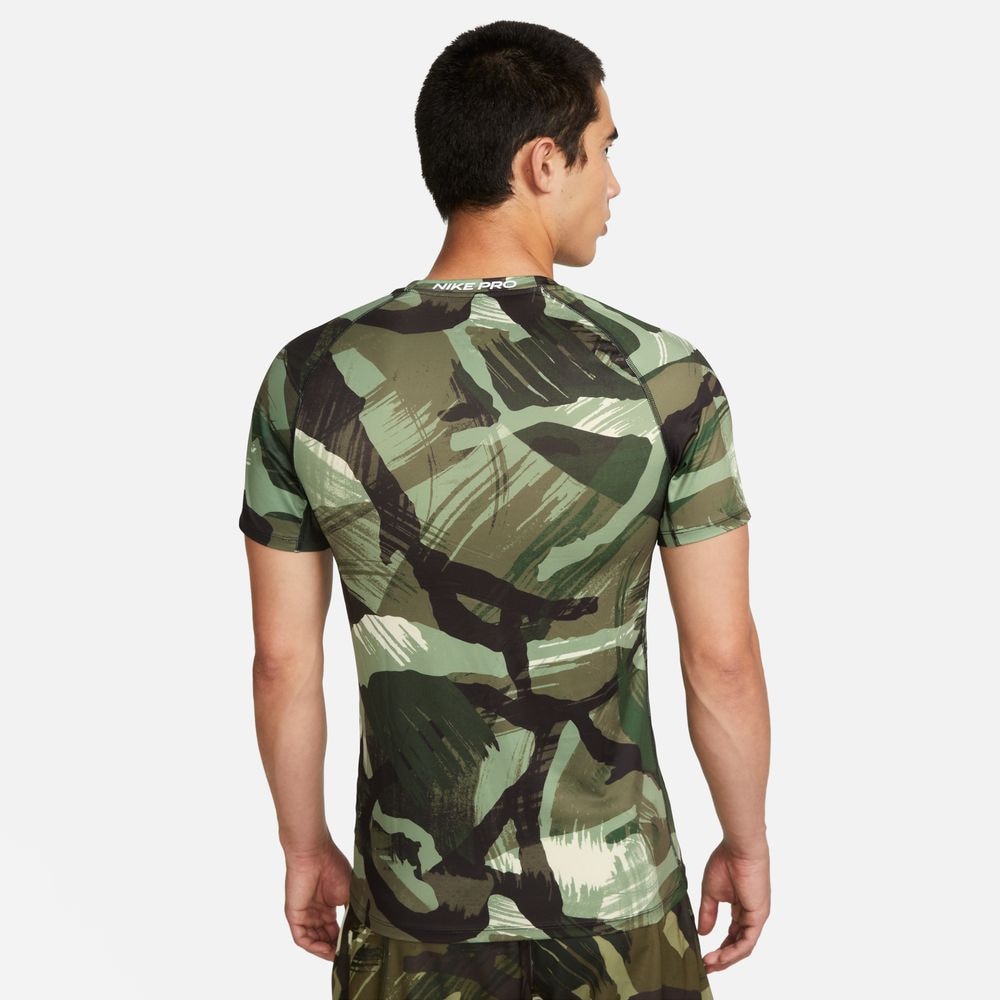 ナイキ（NIKE）（メンズ）半袖Tシャツ メンズ Nike Pro ドライフィット スリム カモ AO FB7935-386 速乾