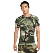 (メンズ)半袖Tシャツ メンズ Nike Pro ドライフィット スリム カモ AO FB7935-386 速乾