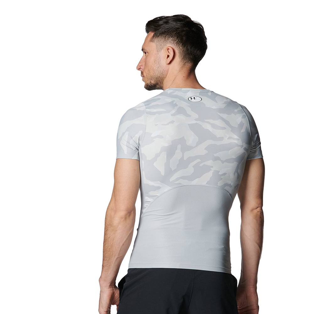 アンダーアーマー（UNDER ARMOUR）（メンズ）コンプレッション インナー 夏用 アイソチル ノベルティ ショートスリーブ シャツ 1384785 011 冷感 消臭