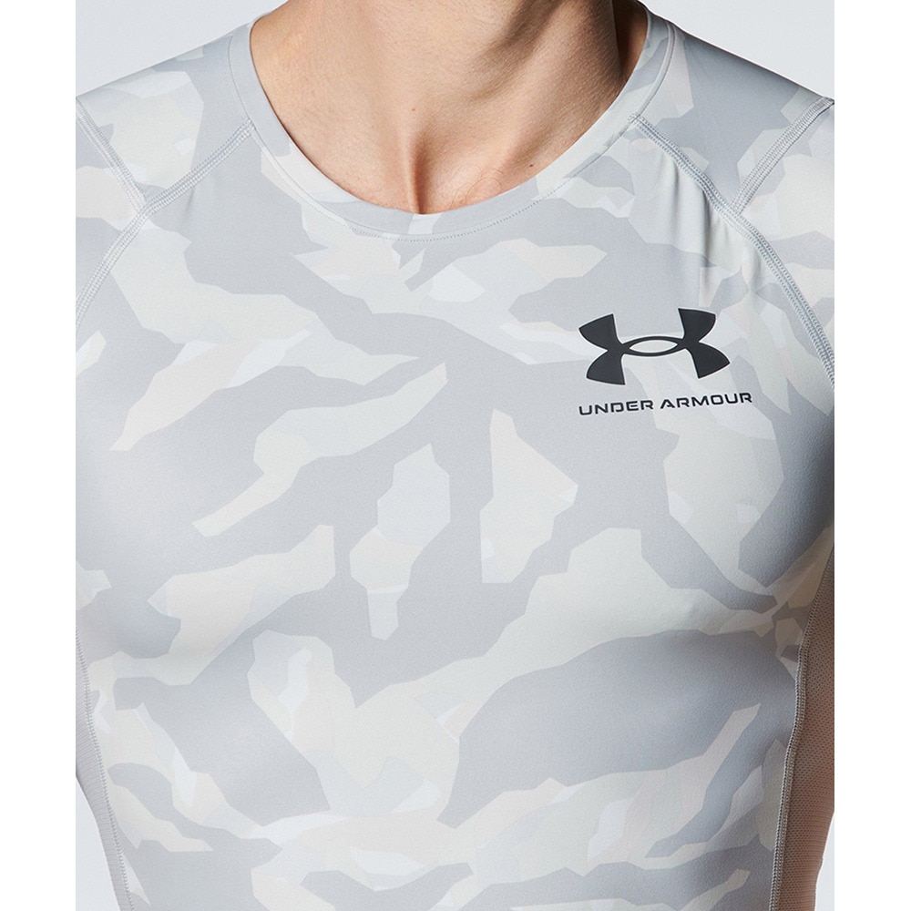 アンダーアーマー（UNDER ARMOUR）（メンズ）コンプレッション インナー 夏用 アイソチル ノベルティ ショートスリーブ シャツ 1384785 011 冷感 消臭