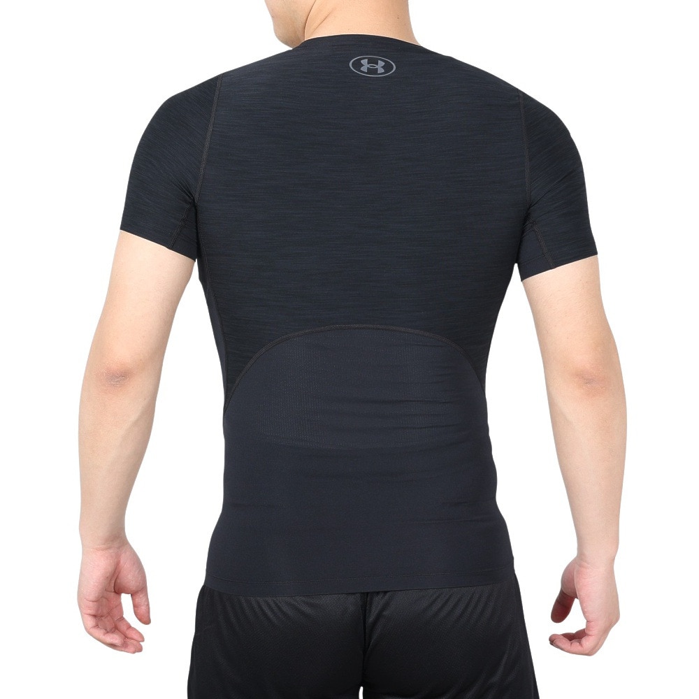 アンダーアーマー（UNDER ARMOUR）（メンズ）ヒートギアアーマー コンプレッション ノベルティ ショートスリーブ シャツ 1384789 001