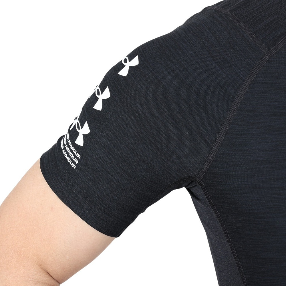 アンダーアーマー（UNDER ARMOUR）（メンズ）ヒートギアアーマー コンプレッション ノベルティ ショートスリーブ シャツ 1384789 001