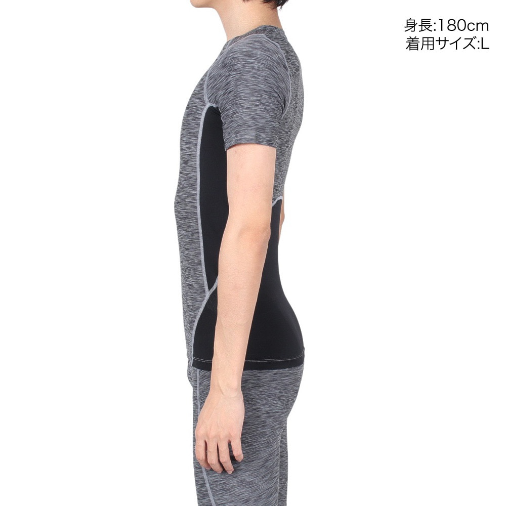 アンダーアーマー（UNDER ARMOUR）（メンズ）ヒートギアアーマー コンプレッション ノベルティ ショートスリーブ シャツ 1384789 035