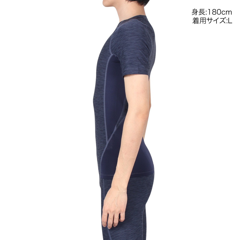 アンダーアーマー（UNDER ARMOUR）（メンズ）ヒートギアアーマー コンプレッション ノベルティ ショートスリーブ シャツ 1384789 044